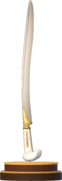 White-and-Gold Yataghan
